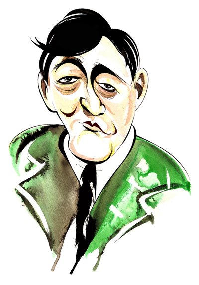 Stephen Fry - caricatura de Neale Osborne